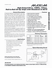 DataSheet MAX4234 pdf